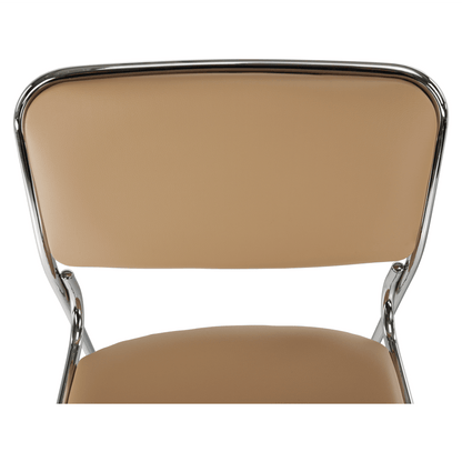 Conference chair, brown ecological leather, BULUT