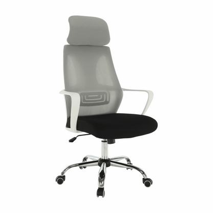 Office armchair, grey/black/white, TAXIS