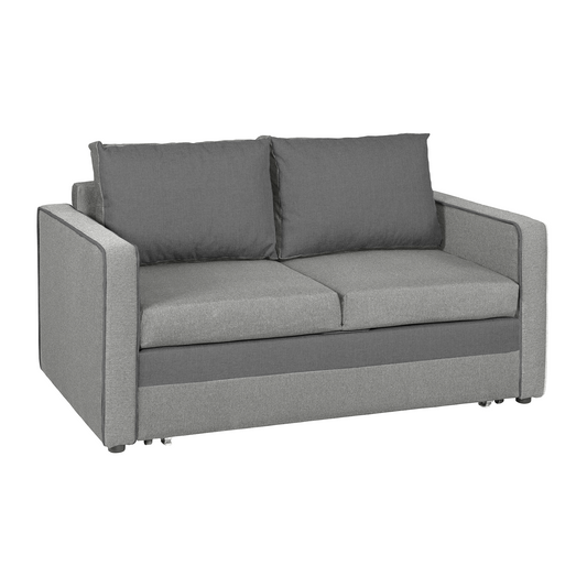Sofa bed, light grey/grey, DADA