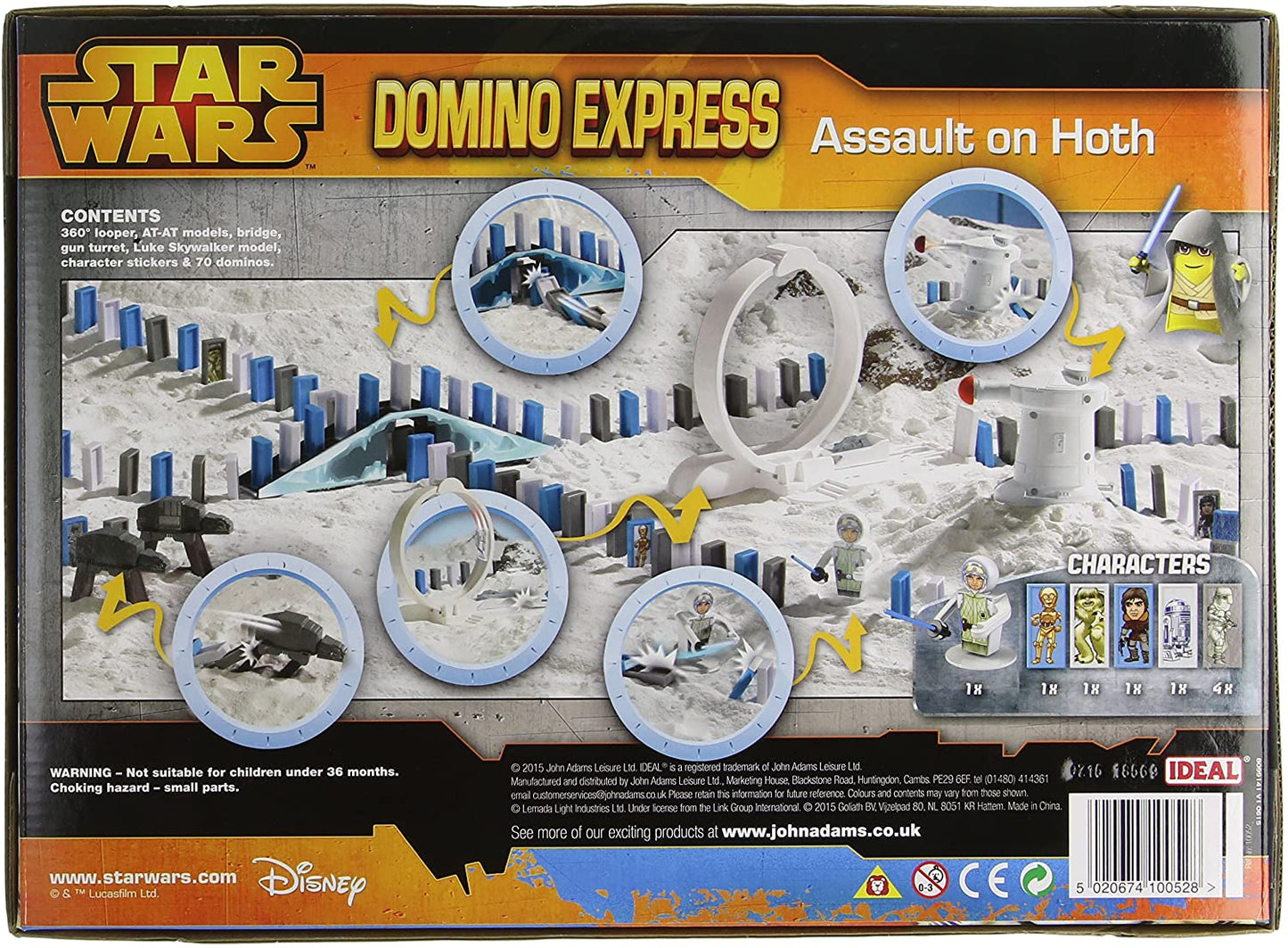 Star Wars Assault on Hoth Domino Game, 70 pieces