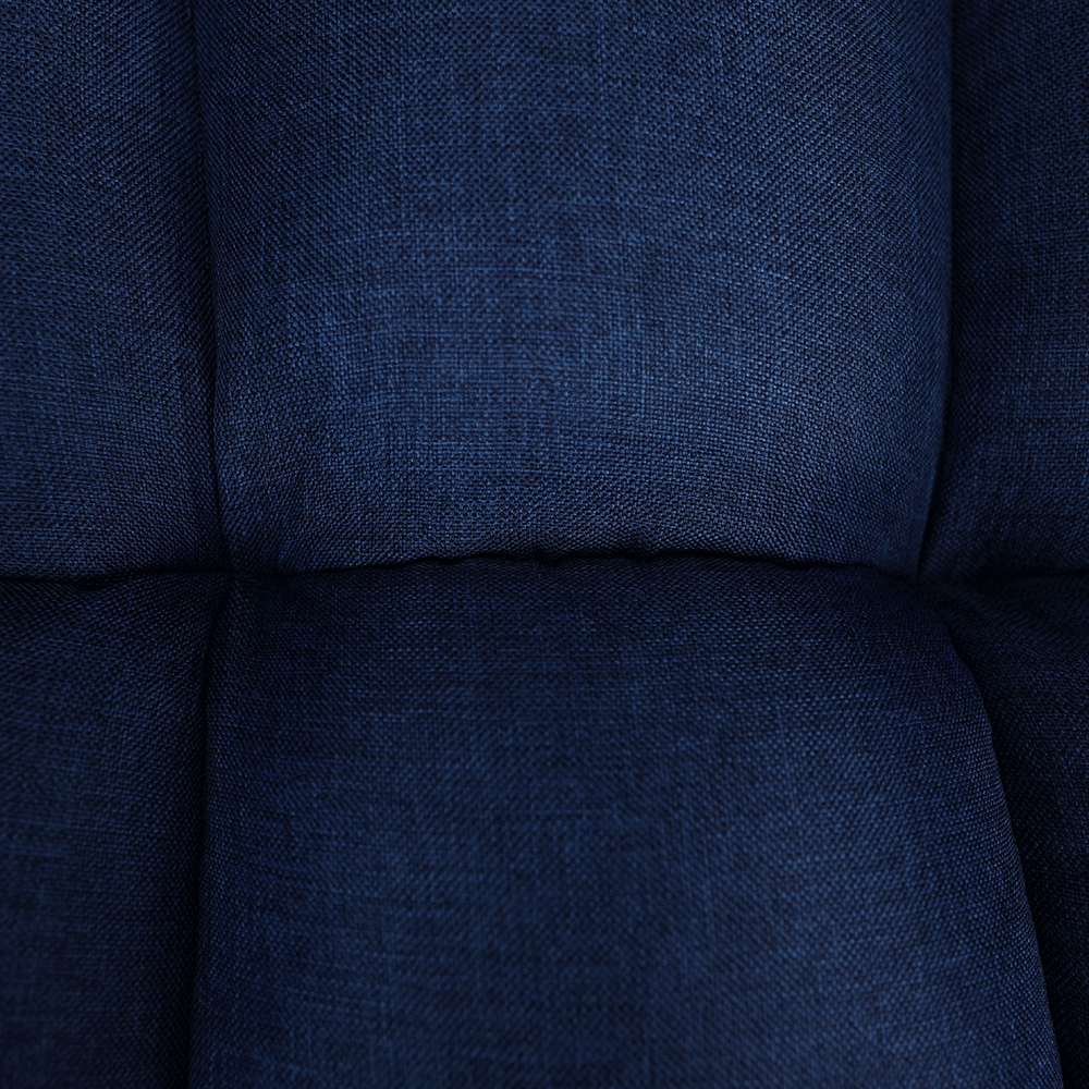 Design armchair, blue/black, FONDAR