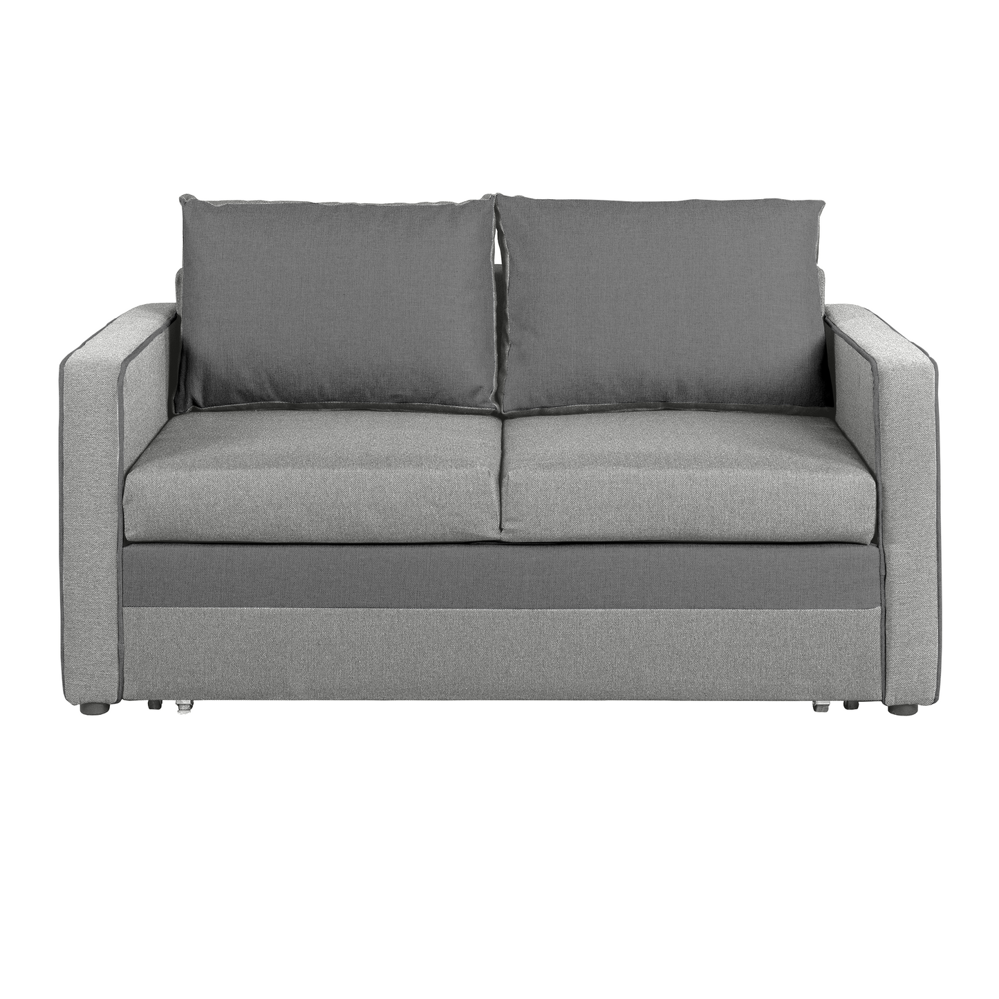 Sofa bed, light grey/grey, DADA