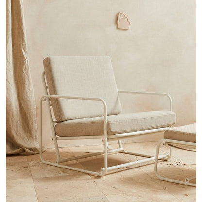 Indira relaxation armchair, cream, 75x94x87 cm
