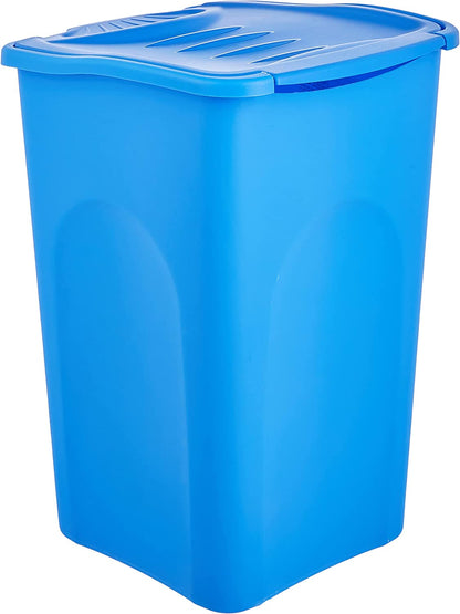 Stefanplast trash can, blue, 50L