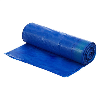 Set of 2 rolls of cleaning bags, blue, 120L, 15 pieces