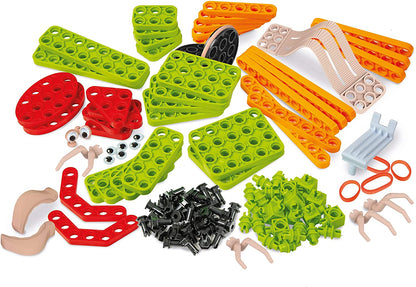 Set constructie Clementoni, 3 modele de insecte, 130 piese, multicolor