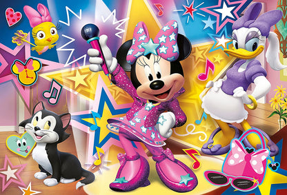 Clementoni SuperColor Maxi Disney Junior Minnie puzzle, 60 pieces 