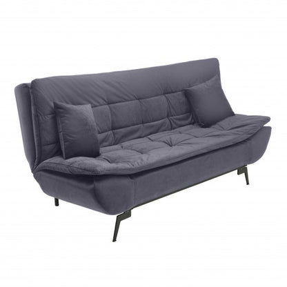 Extendable 3-seater sofa JAGUAR, grey, 190x114