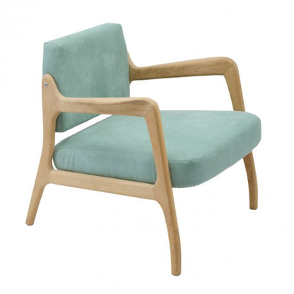Milano solid wood armchair - fabric