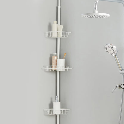 Corner shower frame, adjustable, stainless steel