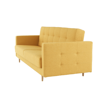 Upholstered 3-seater sofa, textile material, AMEDIA