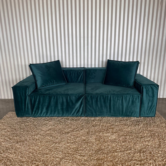 CLOUD sofa, green, 260 x 110 x 75 cm