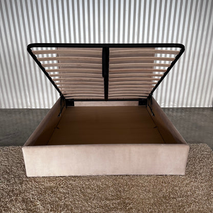 SUPREM bed, box spring and storage box