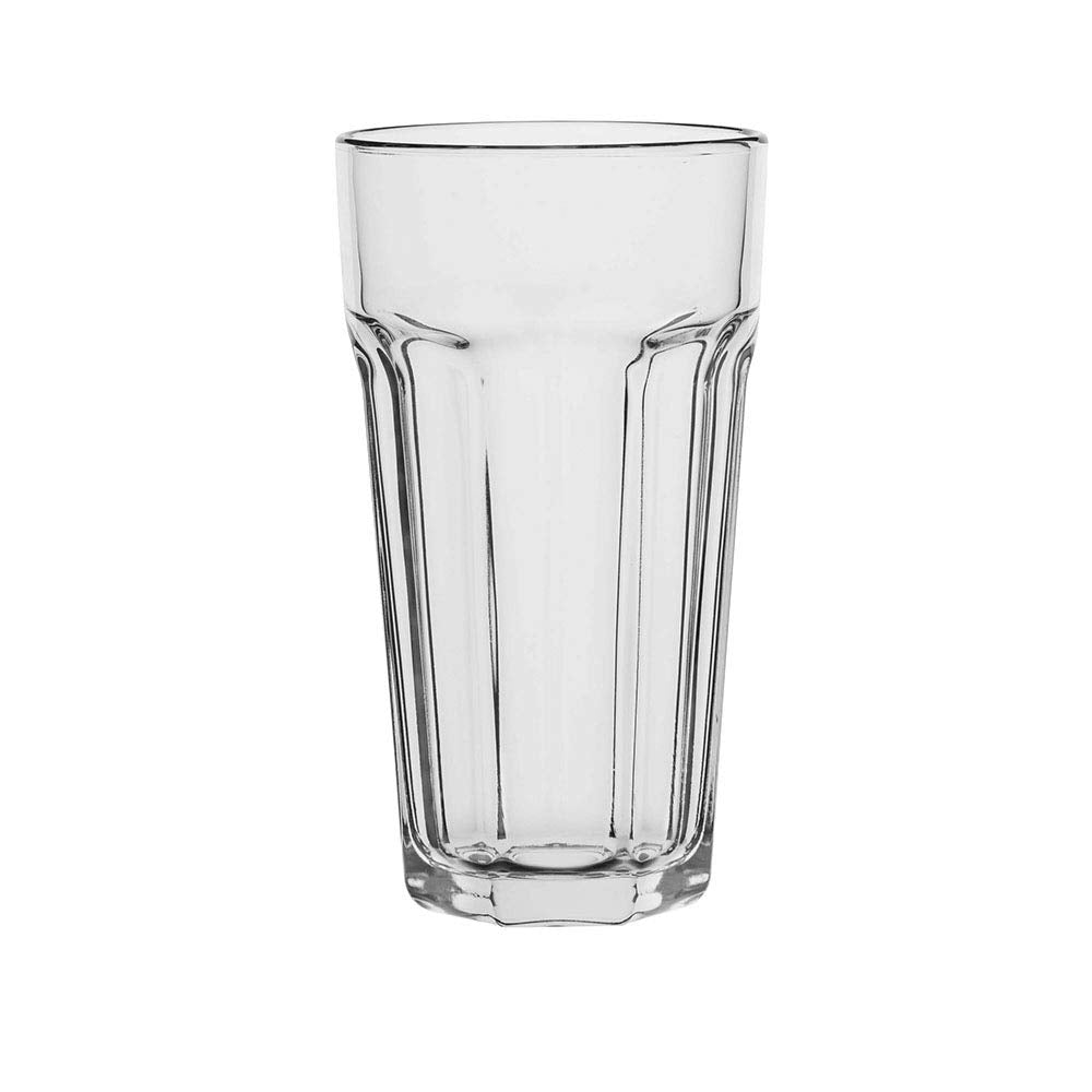 Set of 6 glasses, glass, 650 ml